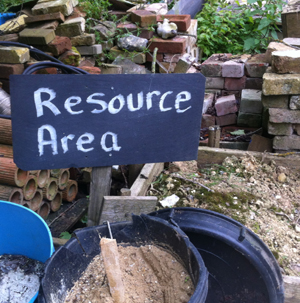 resource area at Orchard Barn