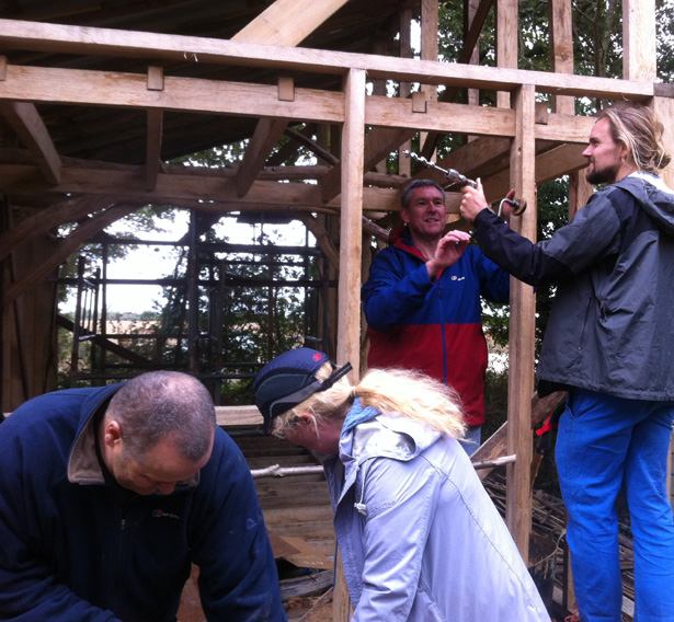 Learn how to build with local trees at Orchard Barn