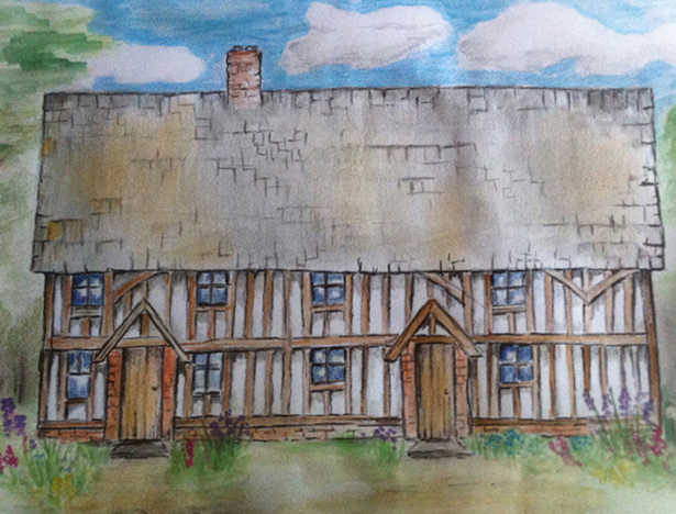 Artist's impression of Suffolk Long House